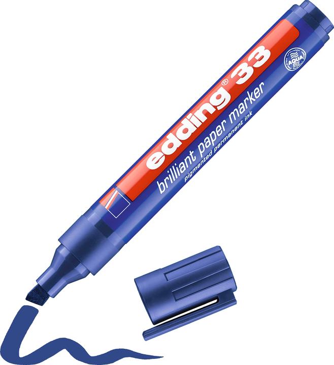 Immagine prodotto Edding Marcatori permanenti 33 (Blu, 5 mm, 1 x)