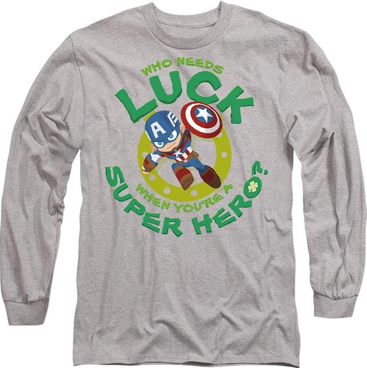 Captain America St Patrick's Day Lucky TShirt St PatricksTag