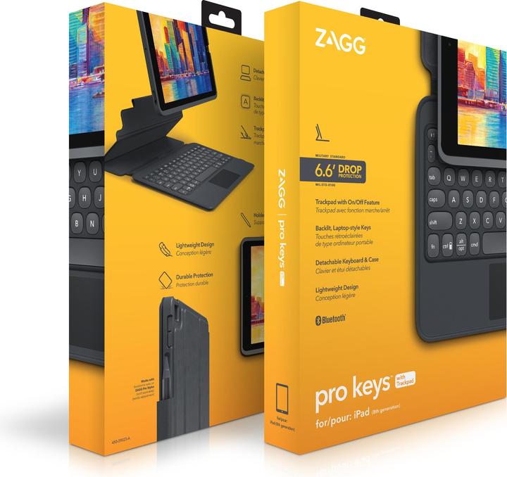 Immagine prodotto Zagg Tastiera Pro Keys (CH, iPad 2019 (7° gene), iPad 2020 (8. Gen))