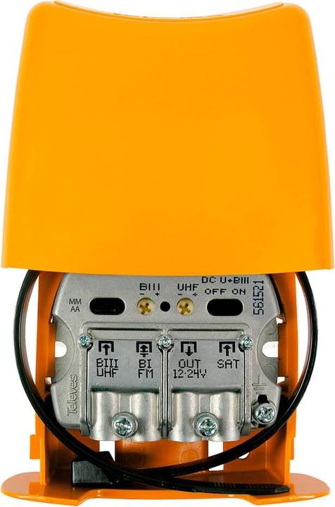 Actual product image Televes Nanokom Mast Amplifier VHF/UHF+FM+SAT K21-48 LTE700 (LTE)