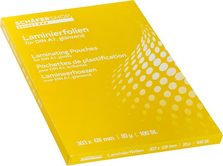 Produktbild Schäfer Shop Laminierfolien (A3, 100 Stück, 80 µm)