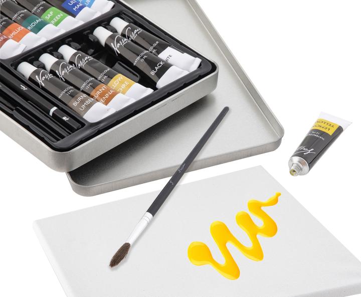 Actual product image Grafix Watercolour paint with accessories, 16 pcs. (Multicoloured)