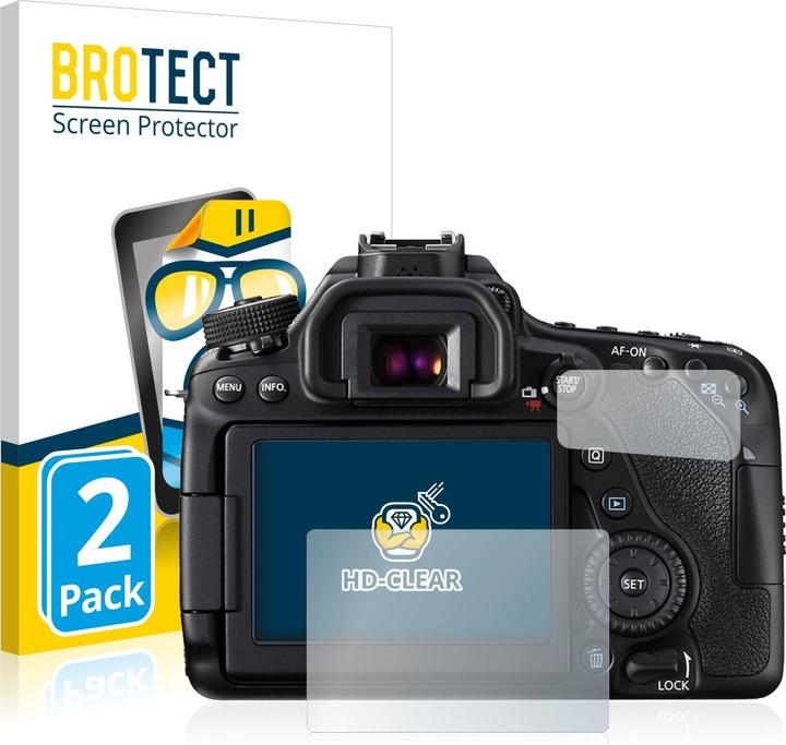 Produktbild BROTECT Schutzfolie Displayschutz Klar (Displayschutz, EOS 80D)