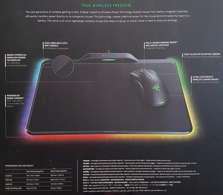 Actual product image Razer Mamba + Firefly HyperFlux Bundle (Wireless)