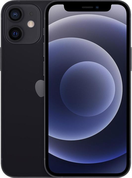 Produktbild Re!commerce iPhone 12 Mini (64 GB, Schwarz, 5.40", 12 Mpx, SIM + eSIM, B / Sehr gut)