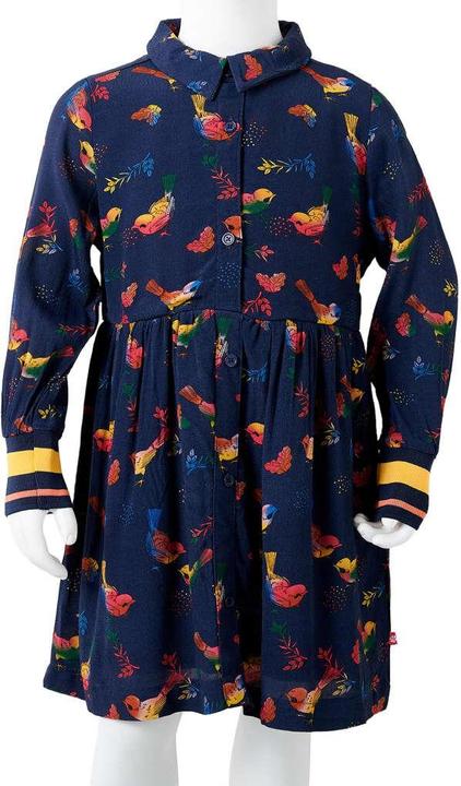 Immagine prodotto VidaXL Abito da bambino con maniche lunghe blu navy (116)