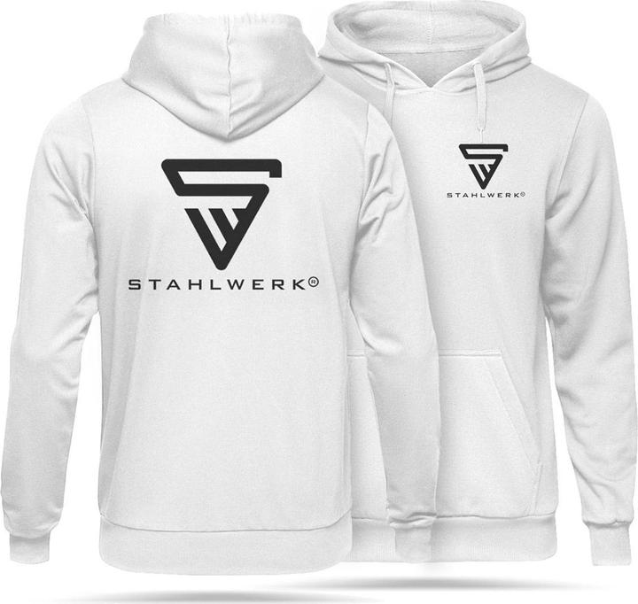 Produktbild Stahlwerk Hoodie Kapuzenpulli Kapuzenpullover Weiss Grösse L (L)
