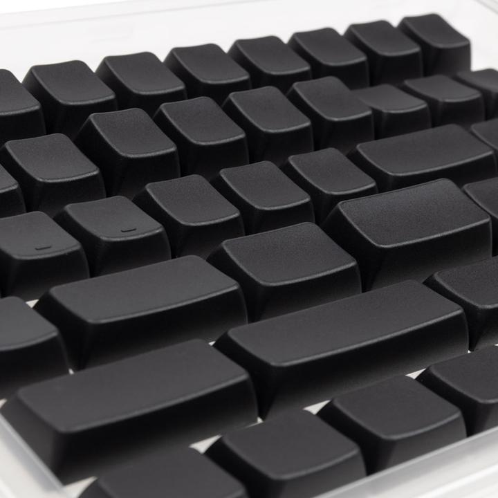Image du produit Ducky Blank Black PBT Set, profil MDA - 133 Keycaps