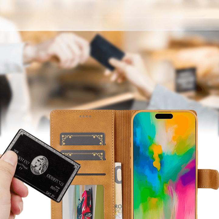 Produktbild LC.Imeeke iPhone 16 Pro Max - Leder Etui Hülle (Apple iPhone 16 Pro Max)