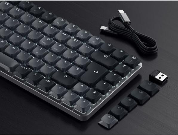 Immagine prodotto Satechi SM1 Slim Tastiera meccanica Bacllit BT Tedesco scuro (DE, Senza fili)