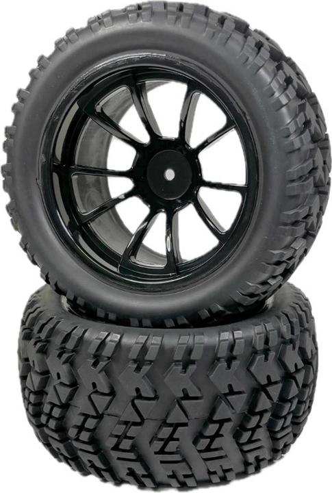 Actual product image Absima 1:10 Truggy/Monster Truck wheel set black (2)