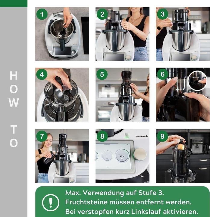 Produktbild Leckerhelfer SaftPro Entsafter Thermomix TM5 und TM6