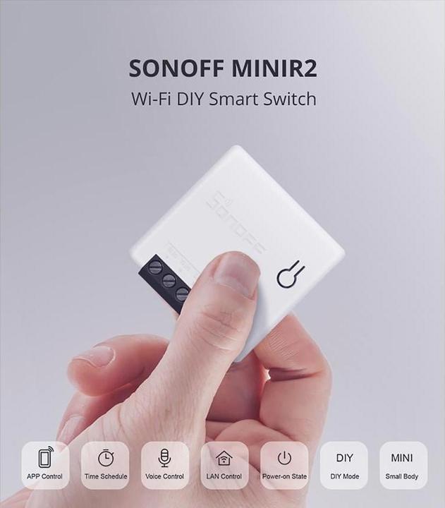 Productafbeelding Sonoff Mini R2 (Schakelaandrijving)