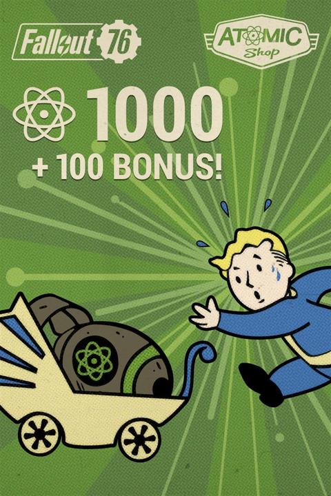 Immagine prodotto Microsoft Fallout 76 - 1000 Atomi (+100 Bonus) (500 CHF)