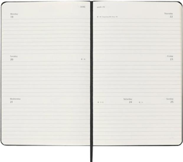 Produktbild Moleskine Schüleragenda (13 x 21 cm, Englisch)