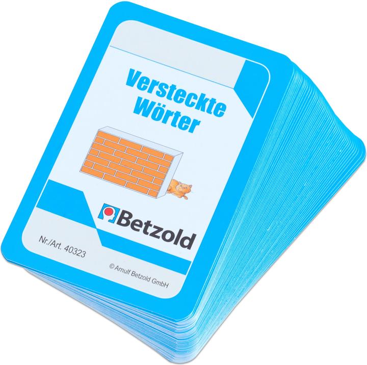Produktbild Betzold Versteckte Wörter - Kartensatz für den Magischen Zylinder (Deutsch)