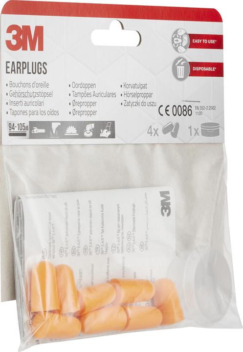 Image du produit 3M Bouchons d'oreille, orange (8 x)