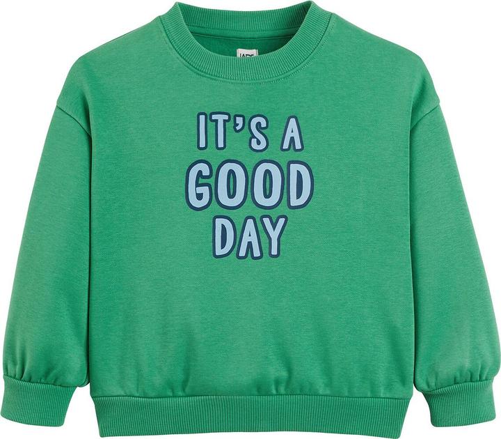 Actual product image La Redoute Collections Sweatshirt mit rundem Ausschnitt und Message (110)