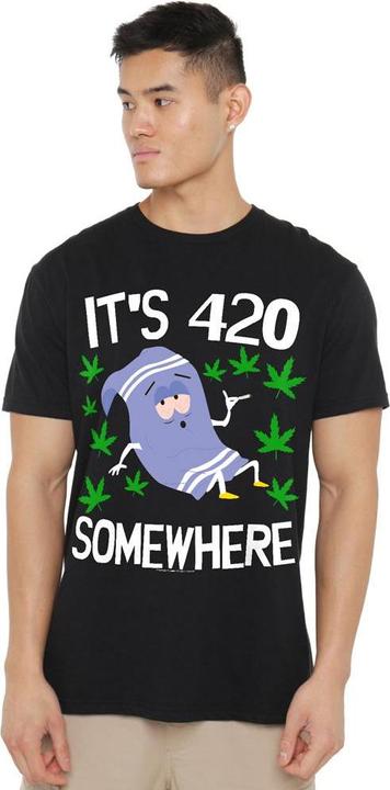 Immagine prodotto Ubisoft It's 420 Somewhere Maglietta Towelie Uomo (4XL)