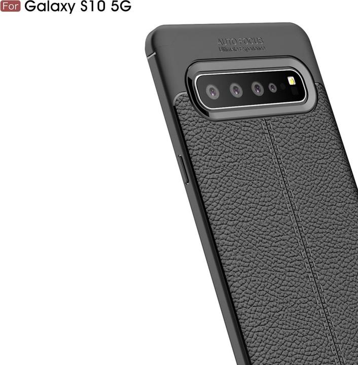 Image du produit Screenguard Samsung Galaxy S10 5G Housse Design en cuir TPU Cover (Samsung Galaxy S10 5G)