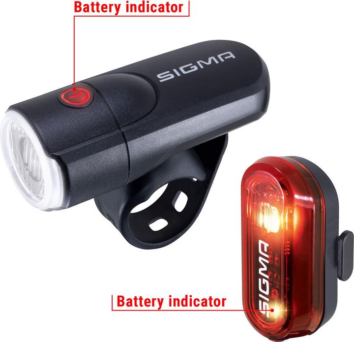 Actual product image Sigma Sport Aura 30/Curve (30 lm, 30 lm)