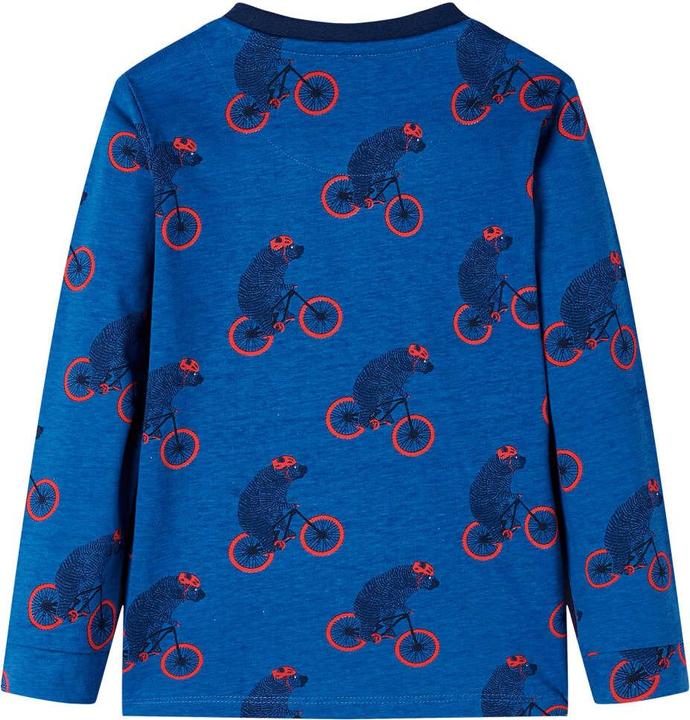 Produktbild VidaXL Kinderpyjama mit Langen Ärmeln Petrolblau 104,Material (104)