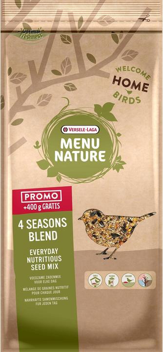 Immagine prodotto Versele Laga Mangime per uccelli MN 4 Seasons Blend Promo 4 kg + 400 g (1 x, 4.40 kg)