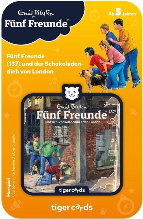 Produktbild Tigermedia tigercard - Fünf Freunde - Folge 137: und der Schokoladendieb von London (Deutsch)
