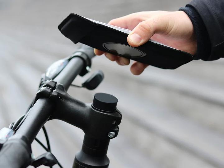 Image du produit Shapeheart Support de téléphone pour fourche de vélo avec étui magnétique amovible