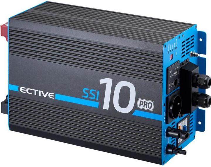 Produktbild Ective SSI 10 PRO 1000W/12V 4in1 Sinus-Wechselrichter mit Netzvorrangschaltung, Ladegerät & MPPT Laderegler