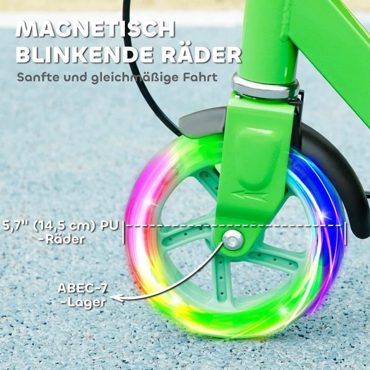 Actual product image Aiyaplay Kinderscooter Kunststoff, Metall Grün
