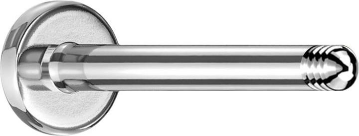 Star Piercing Labret-Stab silber (Chirurgenstahl 316L, ohne Messing)