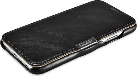 Immagine prodotto iCarer iPhone Xs max - Luxury Series Custodia Flip nera RIXS04 (Apple iPhone XS Max)