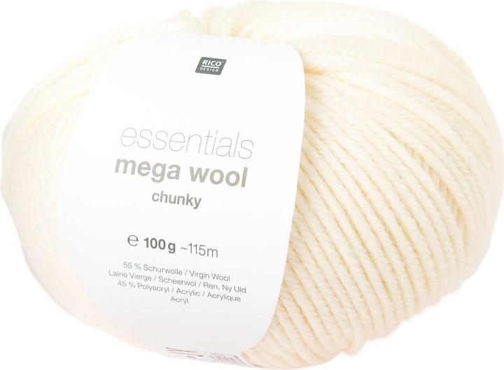 Produktbild Rico Design Essentials Mega Wool Chunky.383235.001 (115 m)