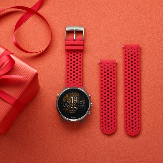 Produktbild Suunto 24 ATH1 Silicone Strap /Grey S+M (24 mm, Silicone)