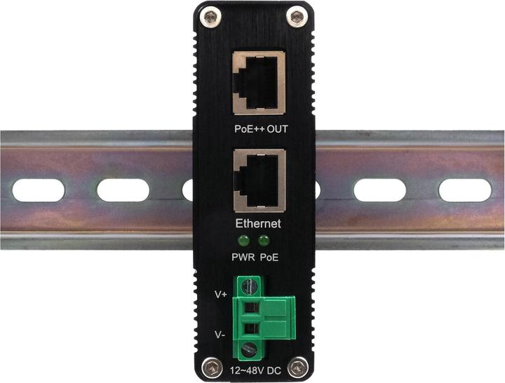 Image du produit Exsys Injecteur industriel PoE++ Gigabit 95W (802,3bt (PoE+++), 90 W)