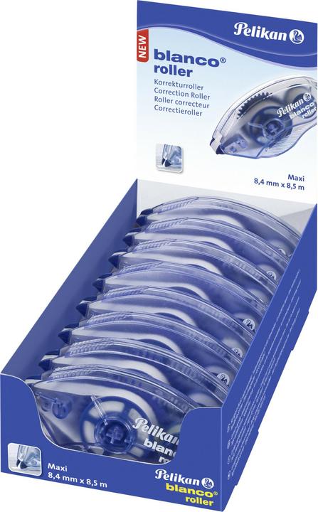 Actual product image Pelikan Correction roller blanco® Maxi Roller 8.4 mm x 8.5 m (W x L) no lateral application
