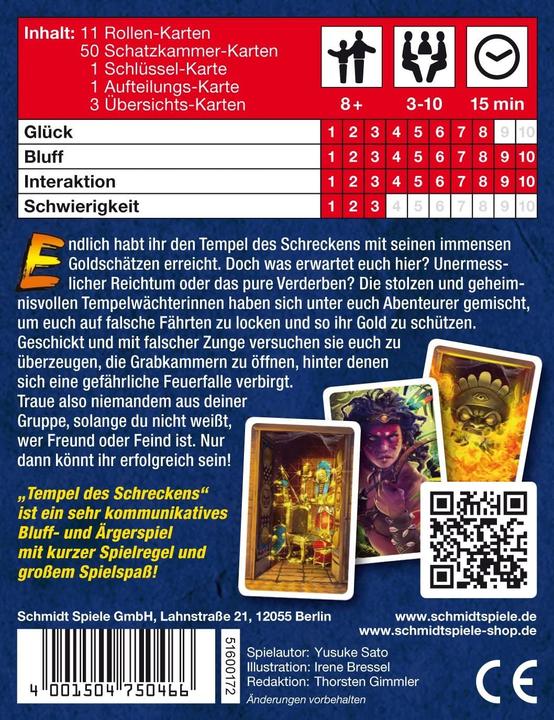Produktbild Schmidt Spiele Tempel des Schreckens (Deutsch)