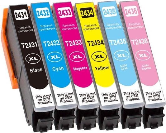 Image du produit Hermex Cartouches compatibles Epson Expression Photo XP-950 (M, Y, CF, C, PC, PM)