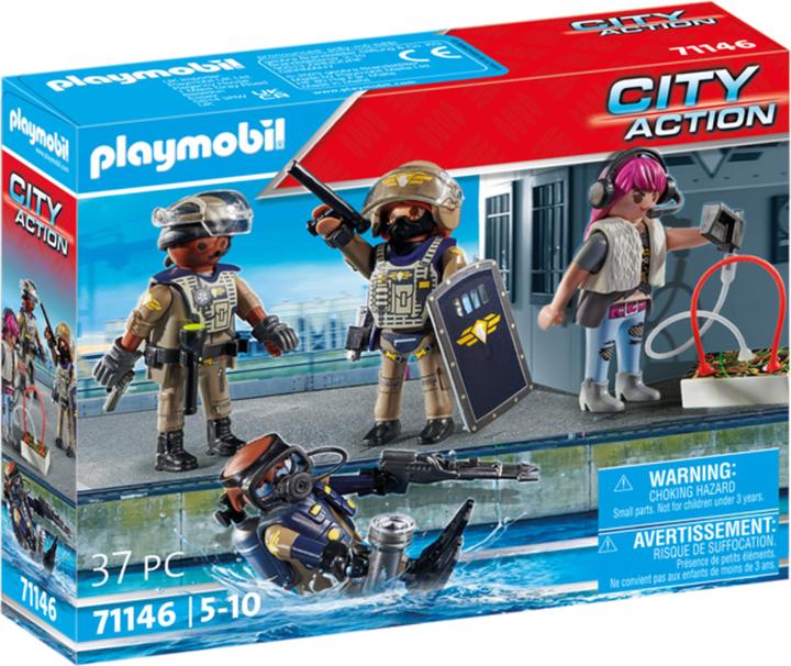 Image du produit Playmobil Ensemble de figurines SWAT (71146, Playmobil City Action)