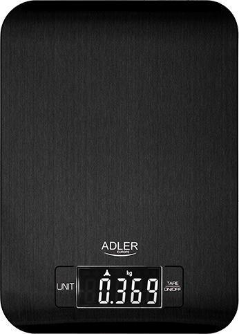 Produktbild Adler Küchenwaage Kitchen Scale | AD 3183b | Teilung 1 g | Schwarz