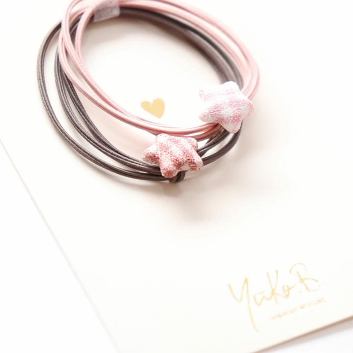 Yuko.B Vichy Sterne (Haargummi)