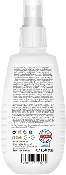Produktbild Paediprotect Sonnenspray (Sonnenspray, SPF 50, 150 ml)