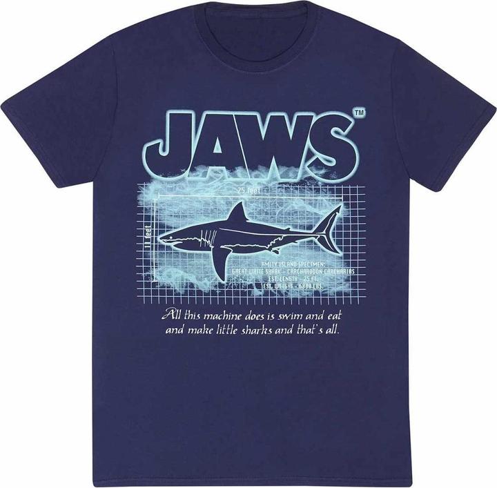 JAWS Great White Info TShirt (L)