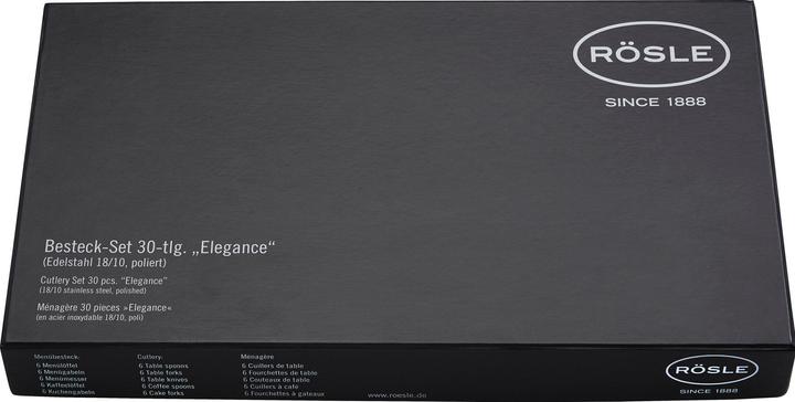 Productafbeelding Rösle Elegance (30 Stuk, Bestekset)