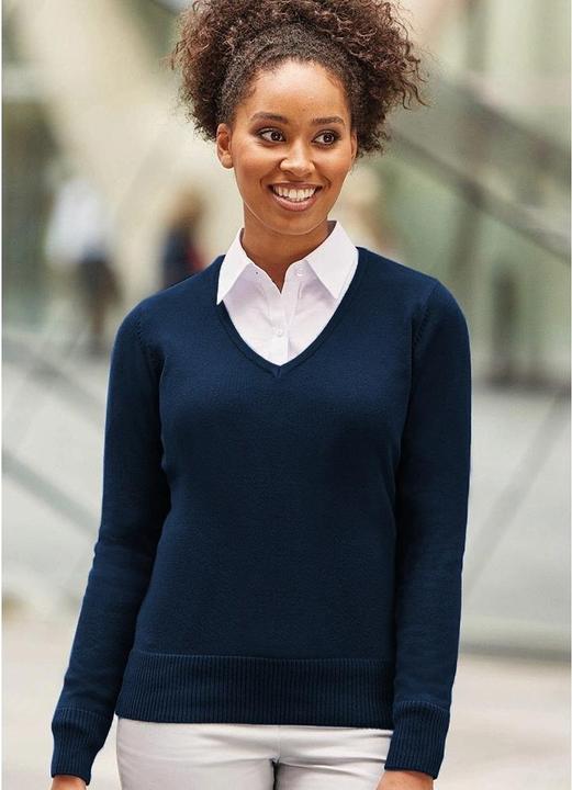 Produktbild Russell Collection Strickpullover mit VAusschnitt (4XL)