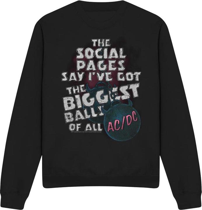 Immagine prodotto AC/DC Big Balls Felpa Adulto Unisex (L)