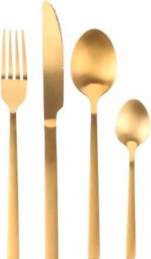 Berger Besteck-Set 16-tlg. für 4 Personen gold matt