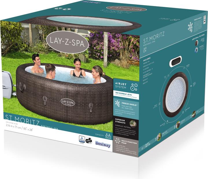 Produktbild Bestway St.Moritz Jacuzzi AirJet Lay-Z Spa (7 Pers.)