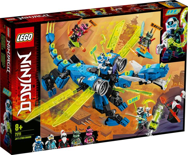 Image du produit LEGO Le cyber-dragon de Jay (71711, LEGO Ninjago)